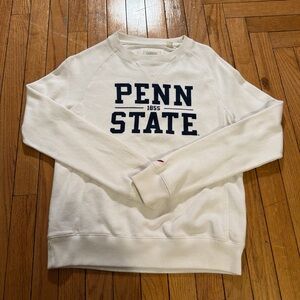 Penn State White Crewneck Sweatshirt - Collegiate Logo Crew